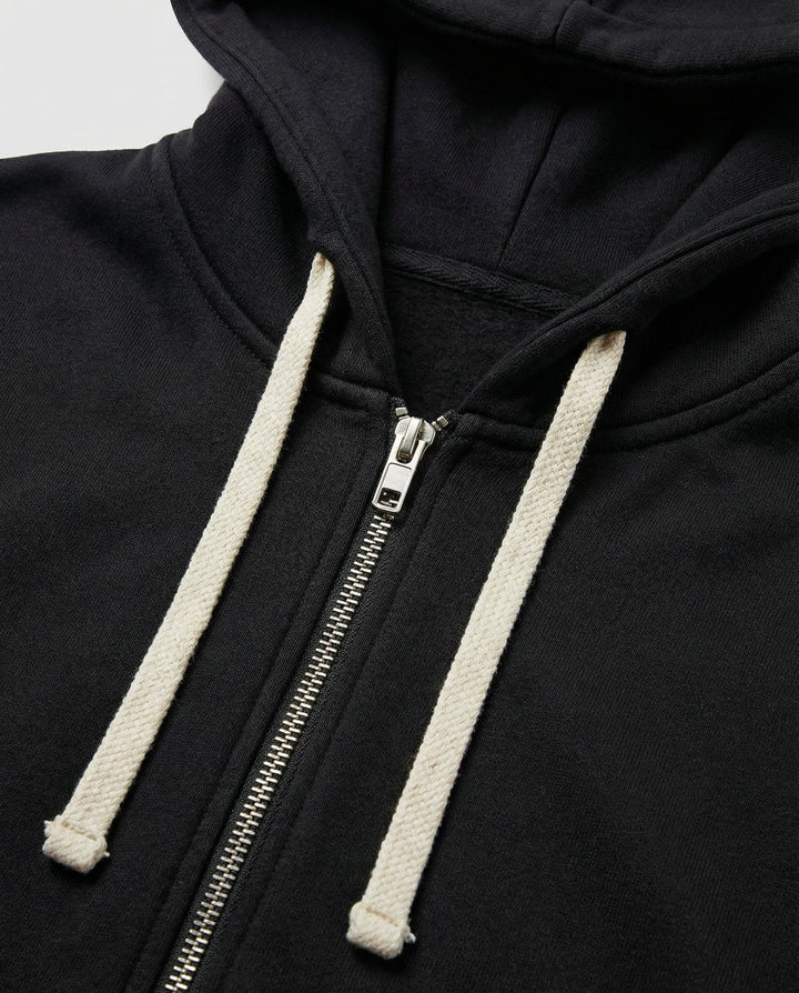 Echoarchiv | Zip-Up Hoodie knielang