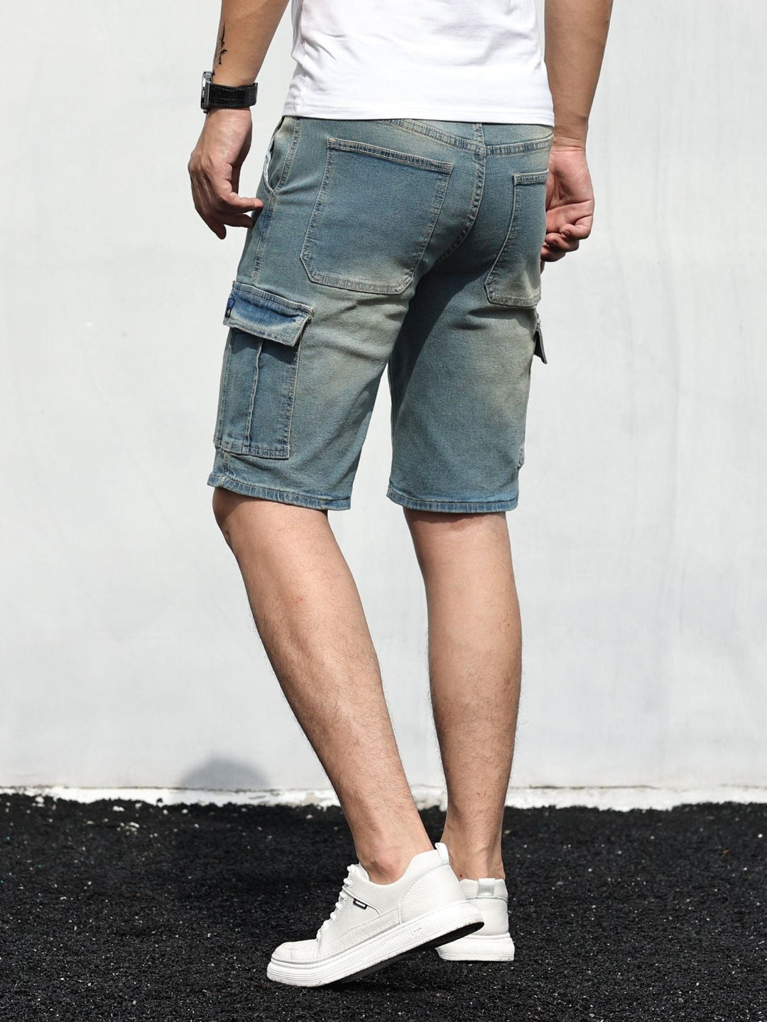Echoarchiv | Cargo Denim Shorts für Herren