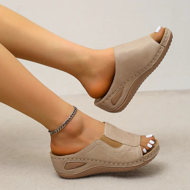 Echoarchiv | Orthopädische Casual Wedges Sandale Frauen