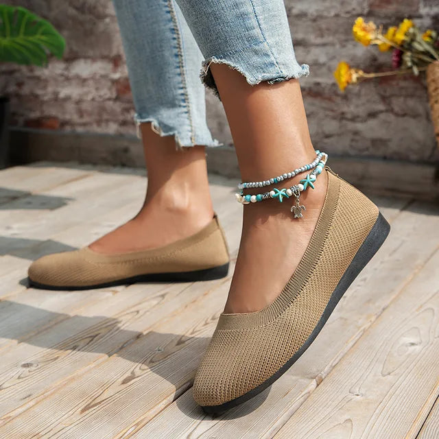 Echoarchiv | Veronica Ballettschuhe aus Strick für Frauen