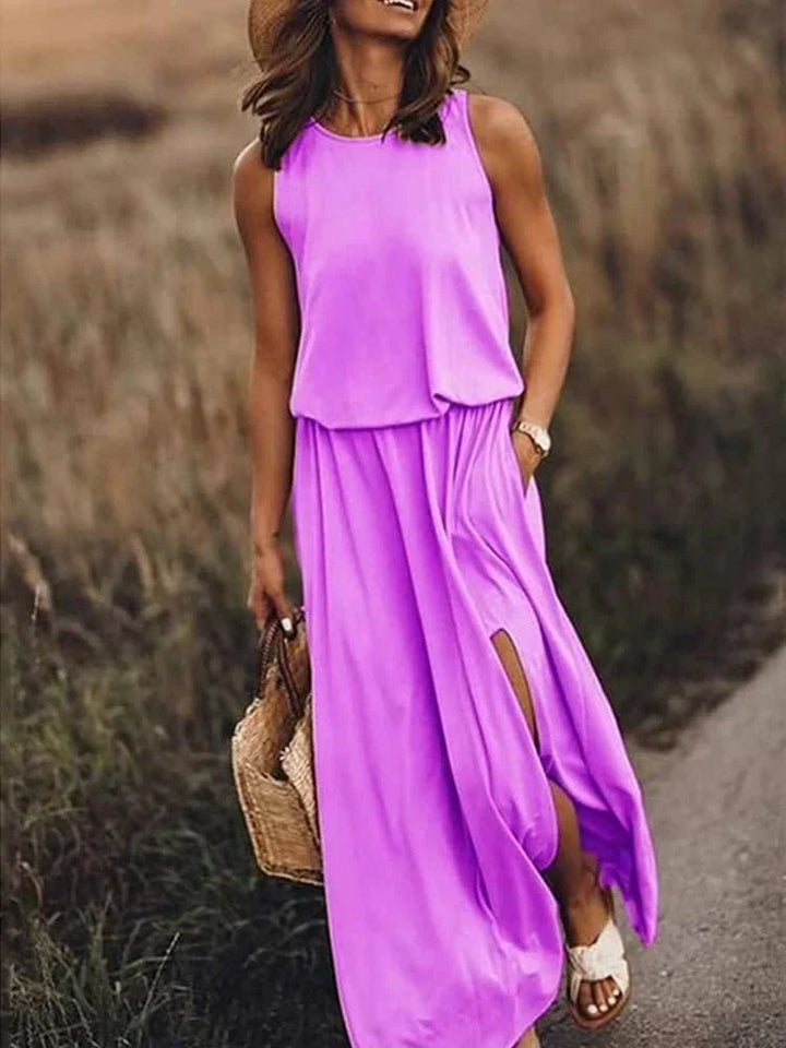 Echoarchiv – entspanntes weißes maxikleid