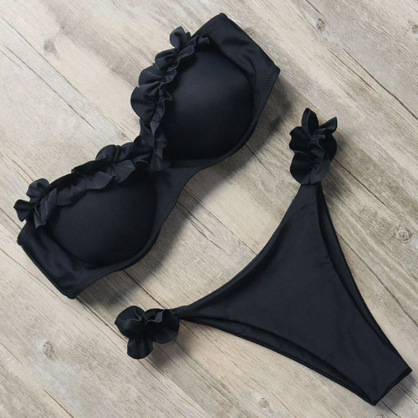 Echoarchiv | Push-Up Bikiniset mit Rüschen für Damen