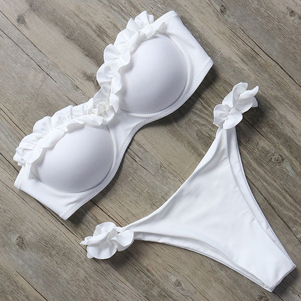 Echoarchiv | Push-Up Bikiniset mit Rüschen für Damen