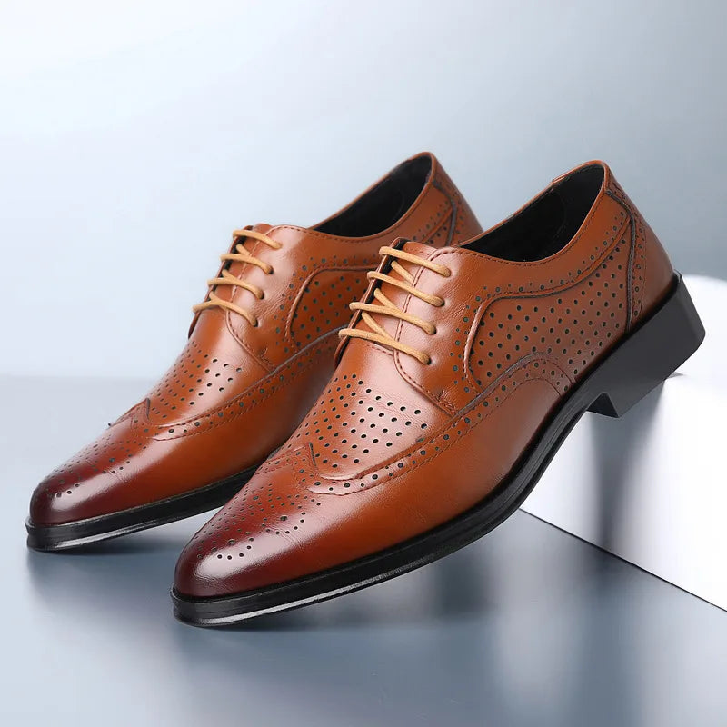 Echoarchiv | Bequeme Oxford Herren Business Anzug Schuhe