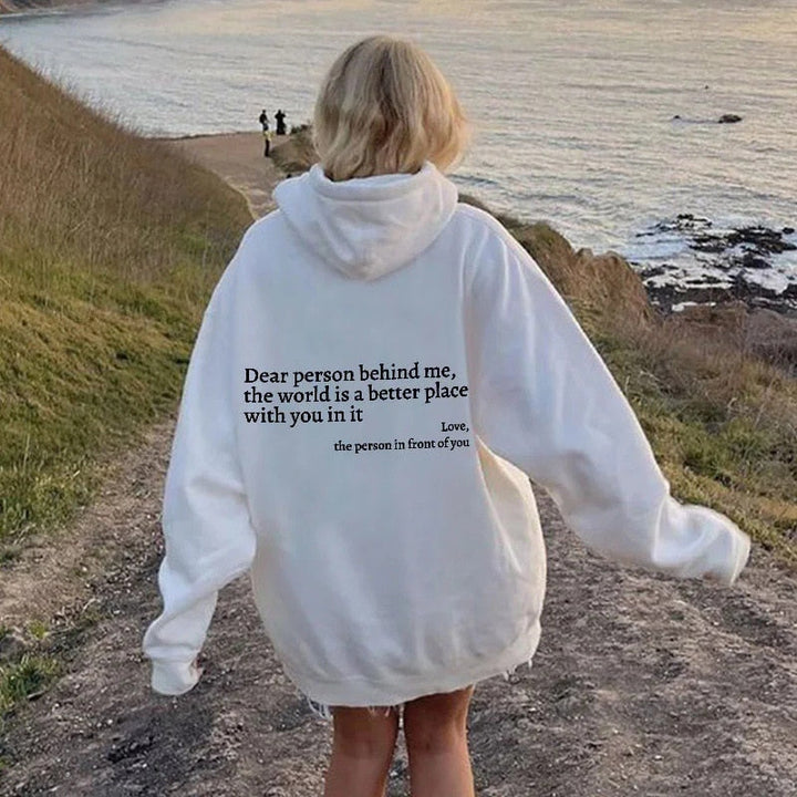 Echoarchiv | Angel Liebe Person Hinter Mir Unisex Hoodie