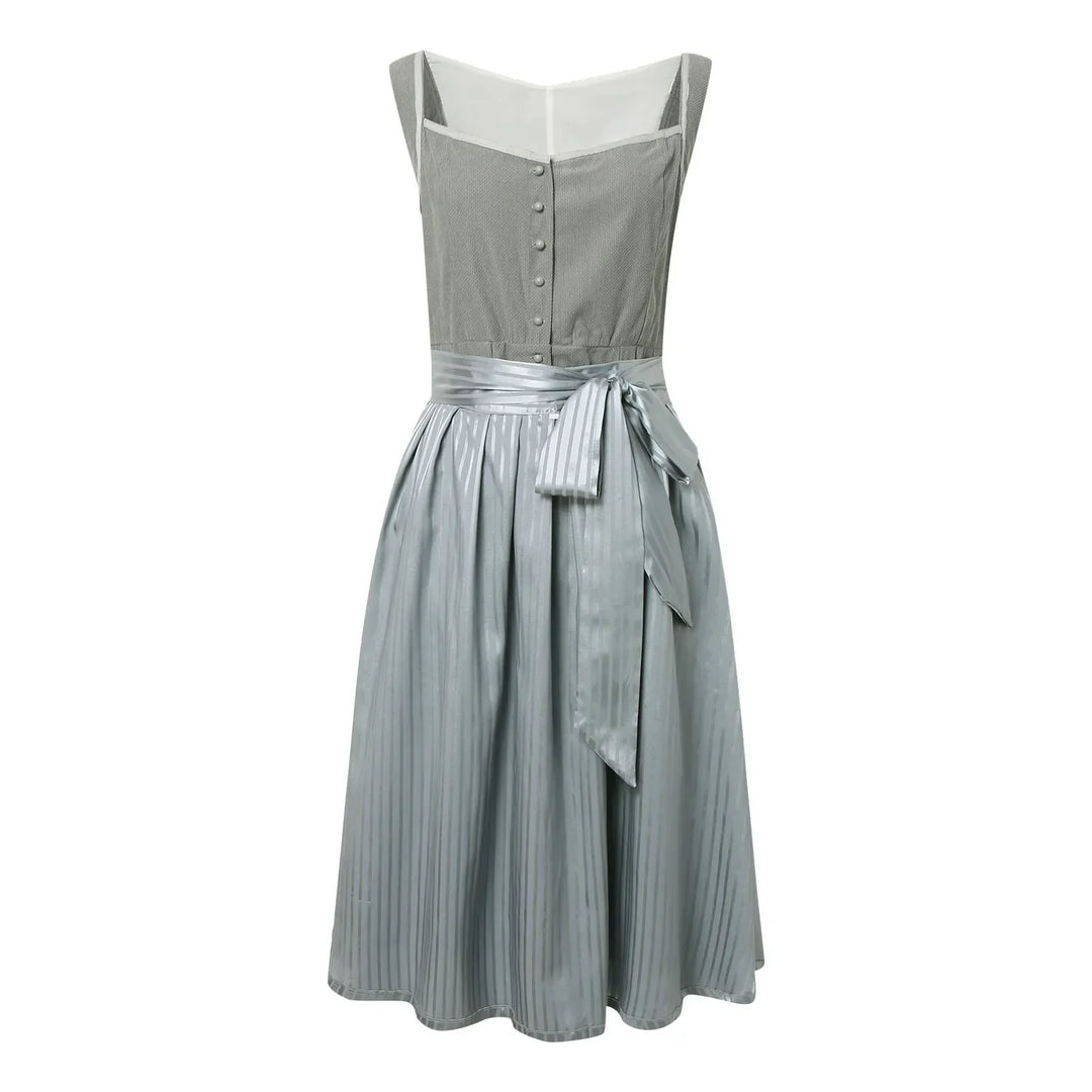 Lässig Oktoberfest Knielang Dirndl Kleid – Valéora