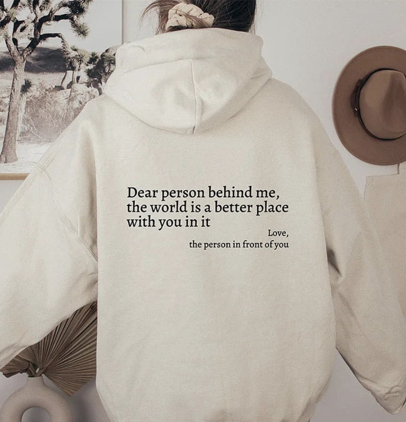 Echoarchiv | Angel Liebe Person Hinter Mir Unisex Hoodie