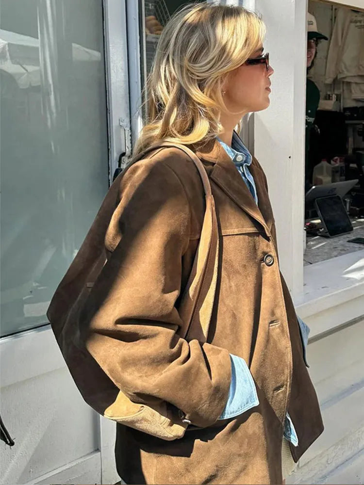Echoarchiv | Jacke Klassisch Braun Wild jacke