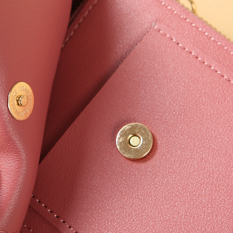 Echoarchiv | Leder Smartphone Clutch Damen Handtasche mit Touchscreen-Fenster