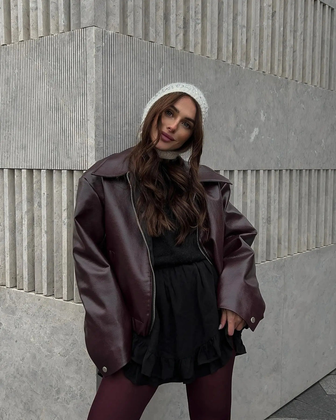 Echoarchiv | Kurze Lederjacke Damen