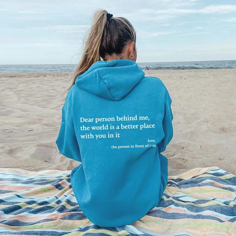 Echoarchiv | Angel Liebe Person Hinter Mir Unisex Hoodie