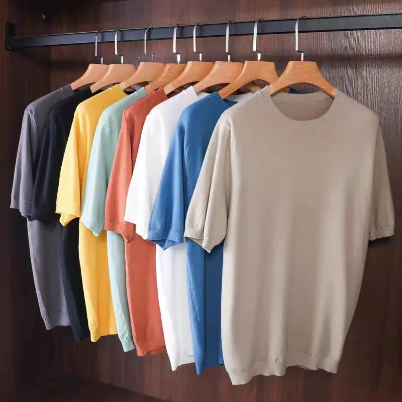 Echoarchiv | Kaschmir Kurzarm T-Shirt