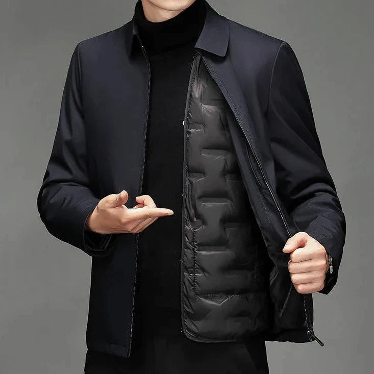 Luxuriöse Nanosilk-Daunenjacke – Taviero