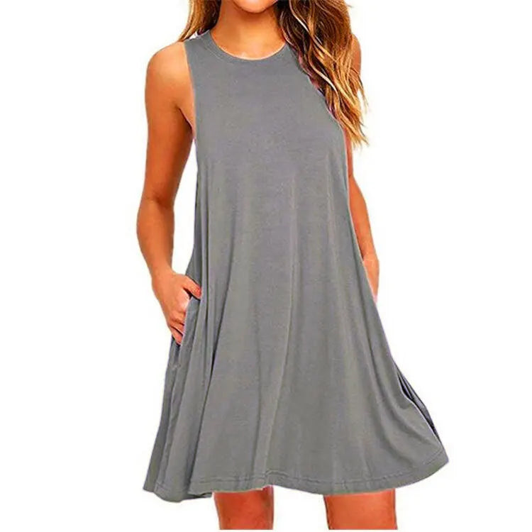 Sommer Casual Swing Damen Kleid