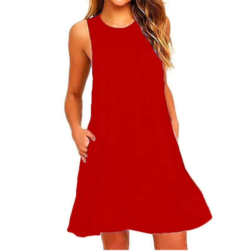 Sommer Casual Swing Damen Kleid