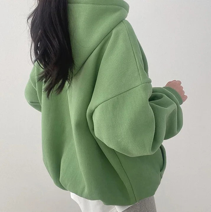 Echoarchiv | Oversized Damen Hoodie Mit Stickerei