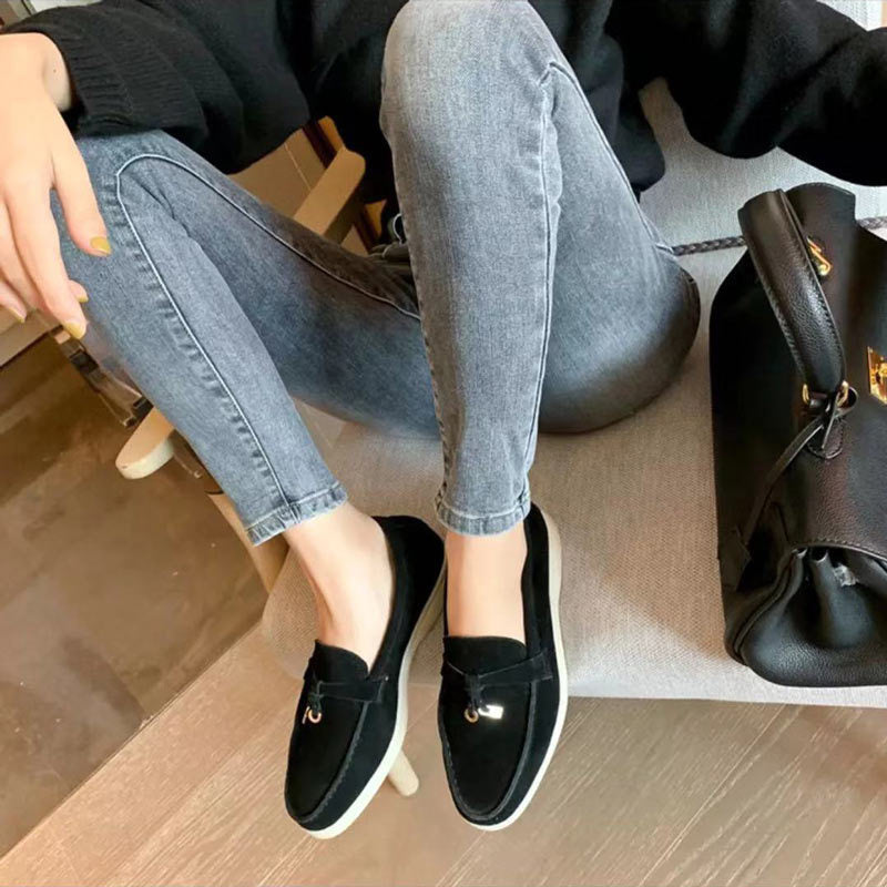 Loafers Damen-Loafer mit Schloss-Detail – Lioré