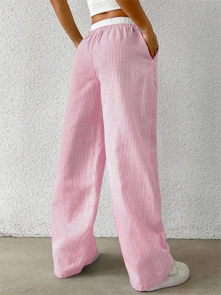 Echoarchiv | Gestreifte Hose mit Weitem Bein