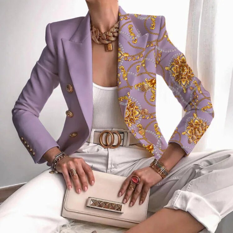 Echoarchiv | Blazer Gedruckt In Der Taille