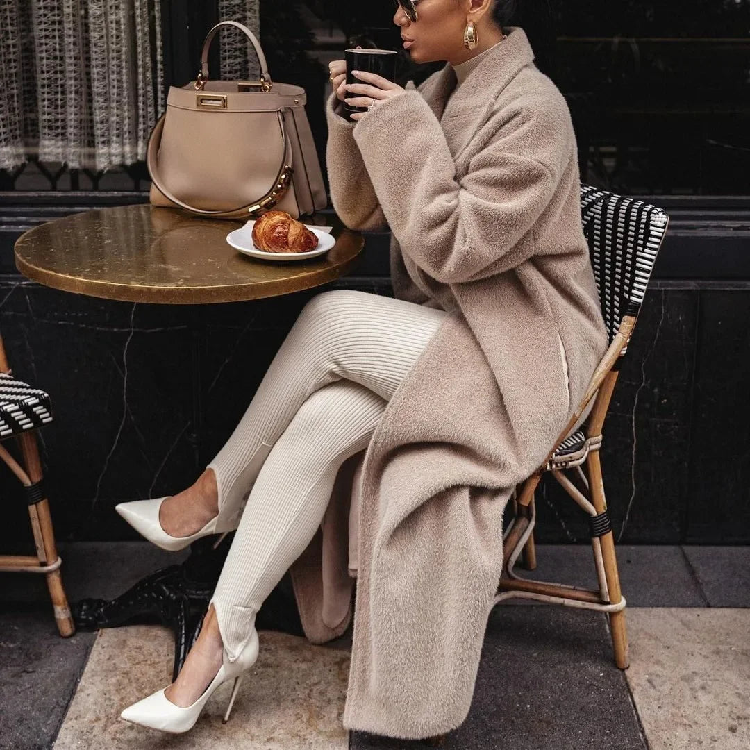 Echoarchiv | Warme Plüsch Damen Winterjacke