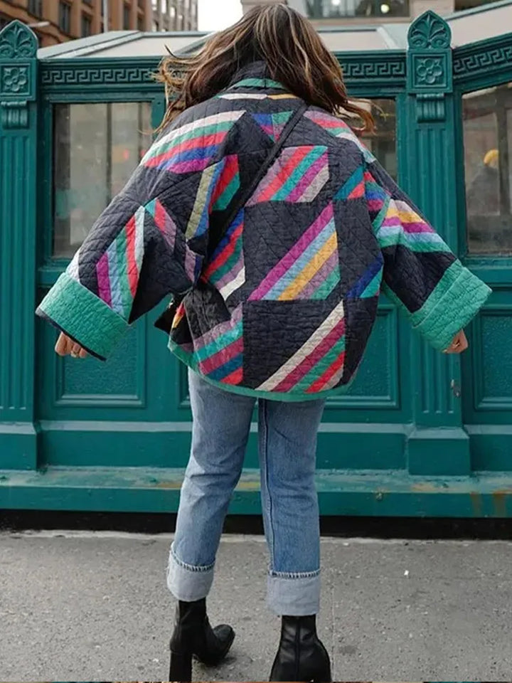 Echoarchiv | Gestreifte Gefütterte Jacke