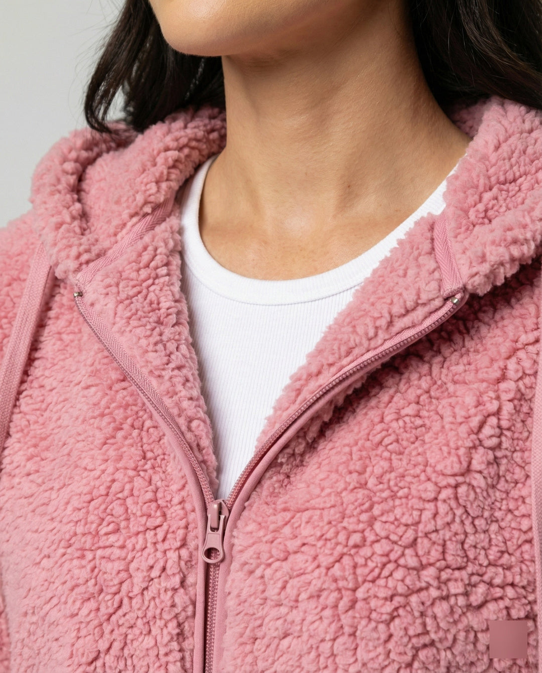 Echoarchiv | Teddy Fleecejacke Damen Lang