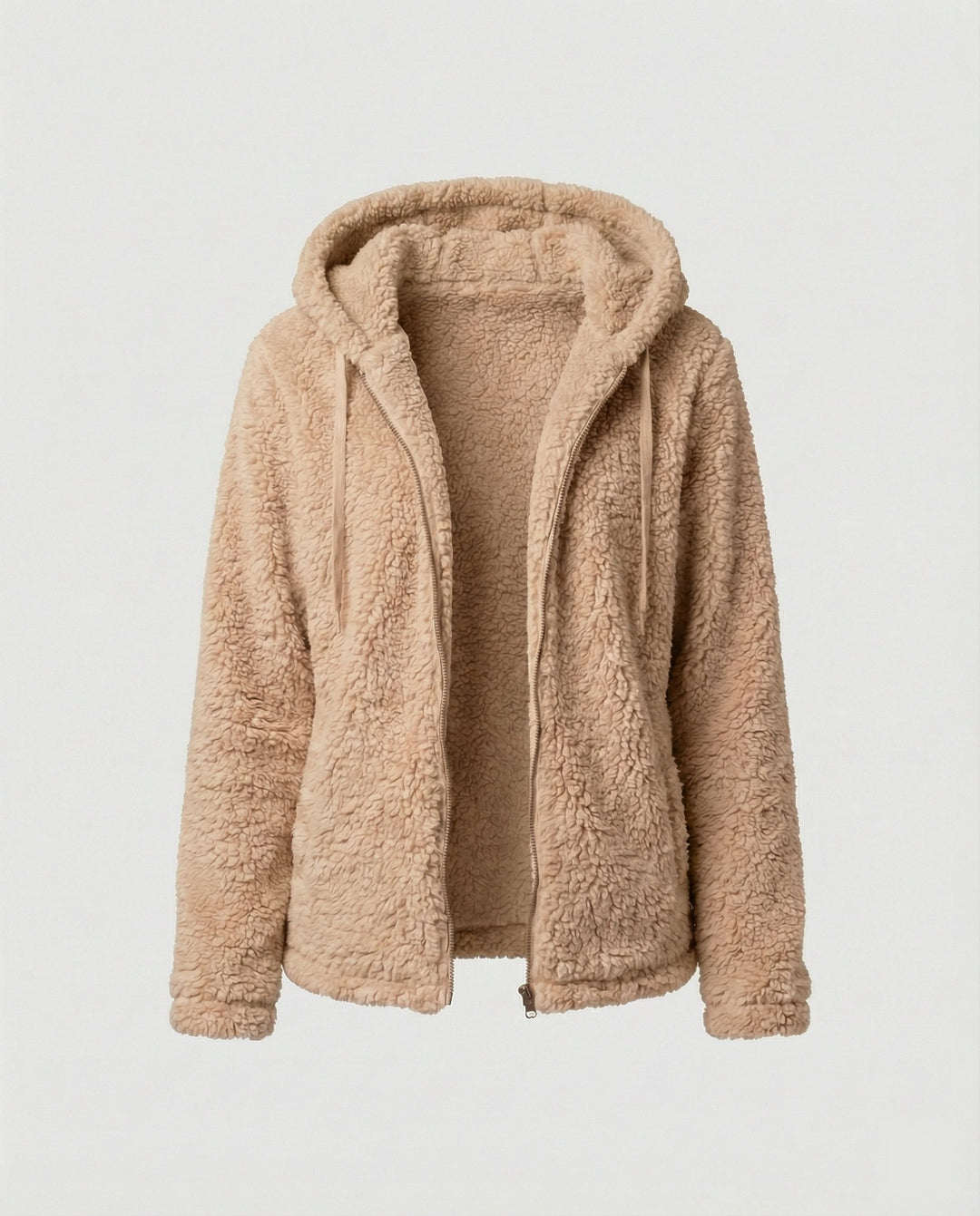 Echoarchiv | Teddy Fleecejacke Damen Lang