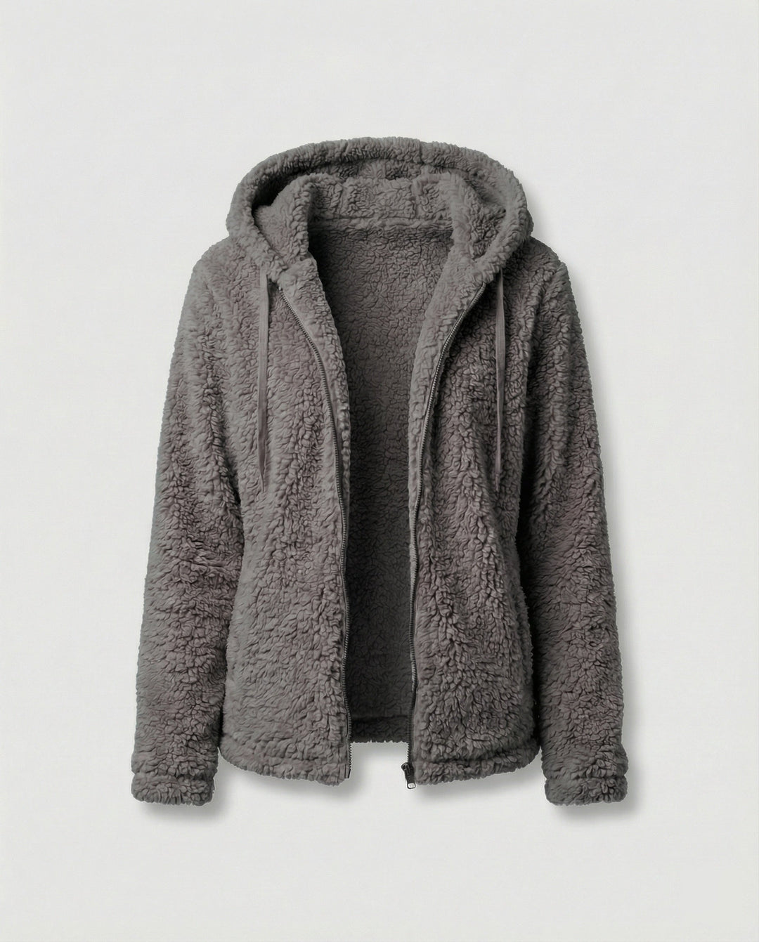 Echoarchiv | Teddy Fleecejacke Damen Lang