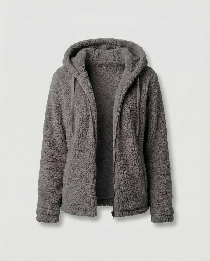 Echoarchiv | Teddy Fleecejacke Damen Lang