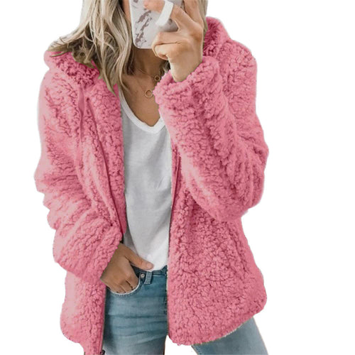 Echoarchiv | Teddy Fleecejacke Damen Lang