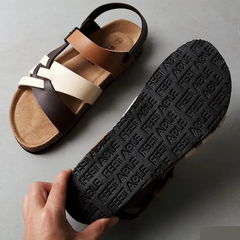 Echoarchiv | Orthopädische Premium Ledersandalen
