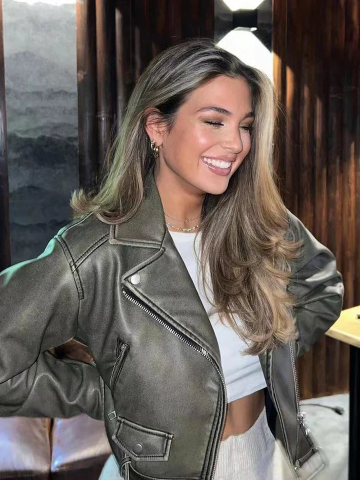 Echoarchiv | Winter Damen jacke mit Gürtel