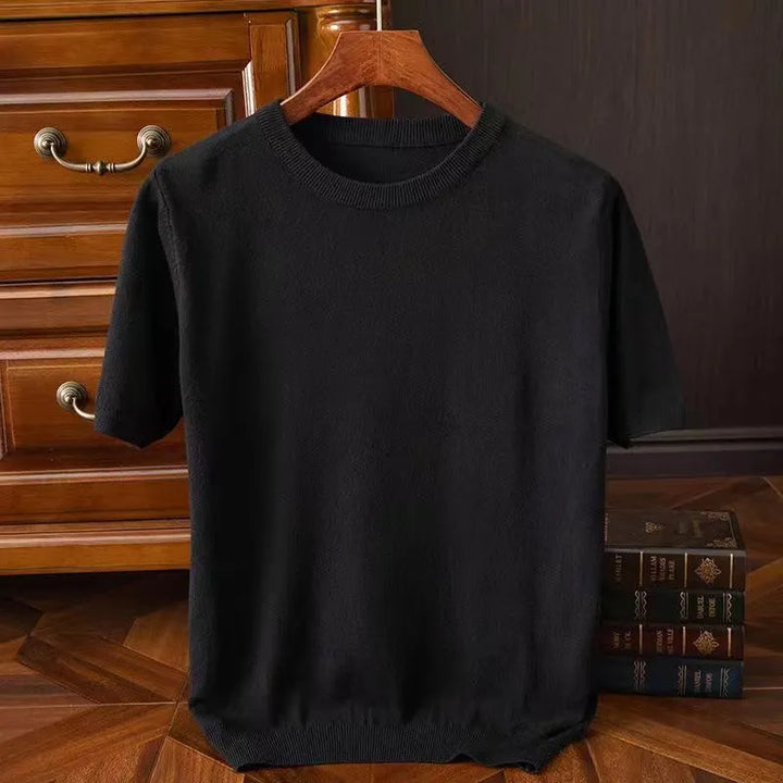 Echoarchiv | Kaschmir Kurzarm T-Shirt