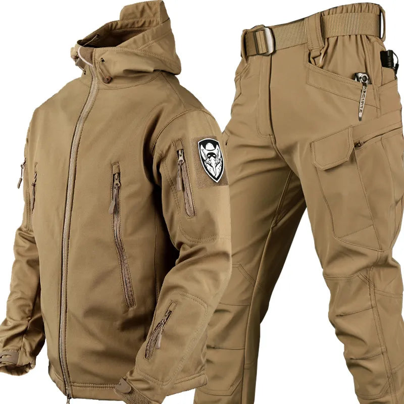 Herren multifunktionale Jacke mit Fleece-Innenfutter und Reißverschluss – Echoarchiv