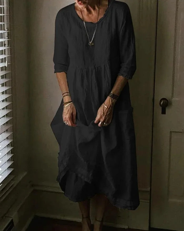 Echoarchiv | Oversize Kleid aus Baumwolle für Frauen