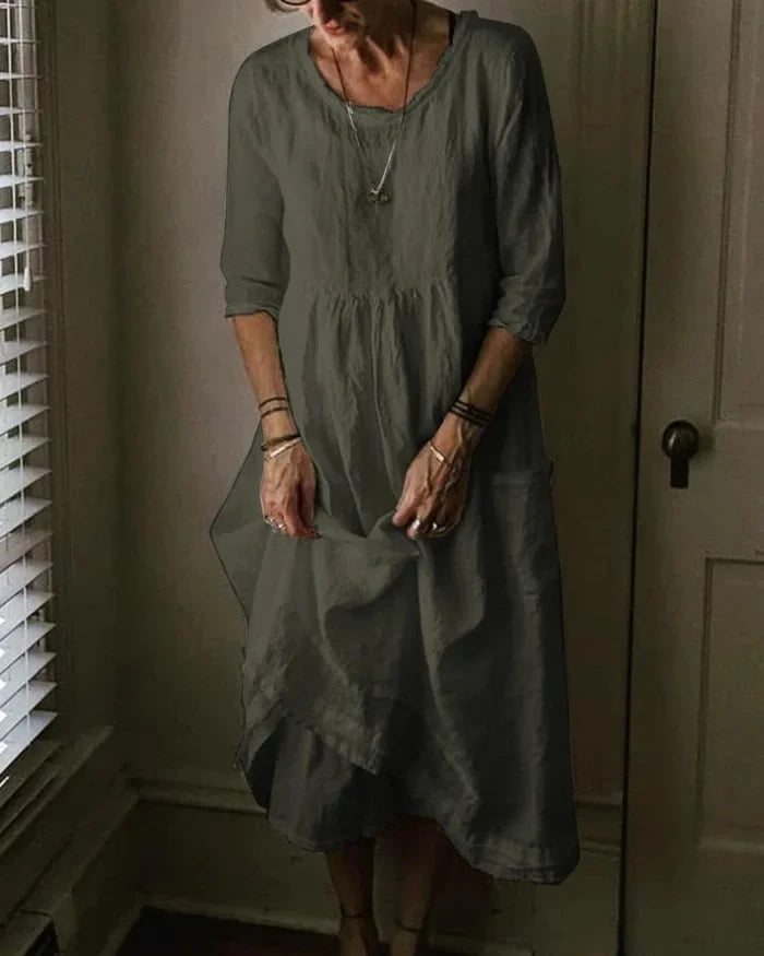 Echoarchiv | Oversize Kleid aus Baumwolle für Frauen