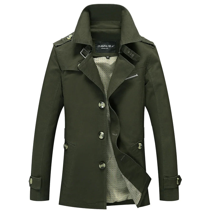 Echoarchiv - Stylischer langer Herbst-Trenchcoat für Herren
