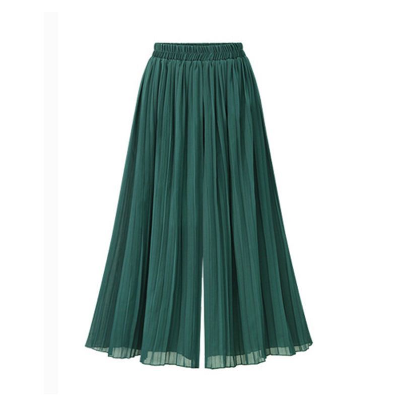 Echoarchiv - Damenhose mit weitem Bein und Mesh-Detail