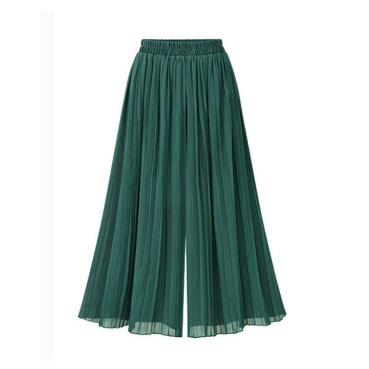 Echoarchiv - Damenhose mit weitem Bein und Mesh-Detail