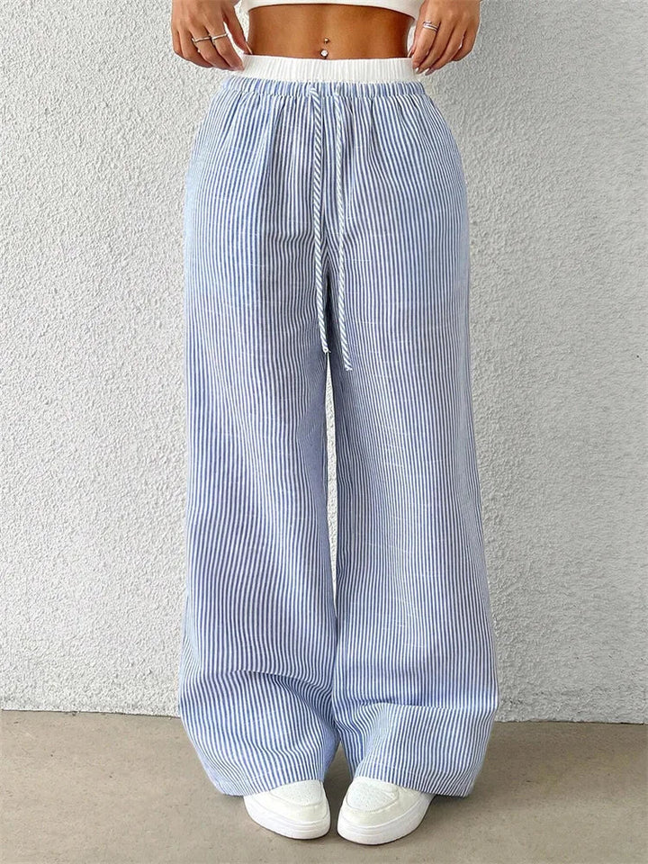 Echoarchiv | Gestreifte Hose mit Weitem Bein