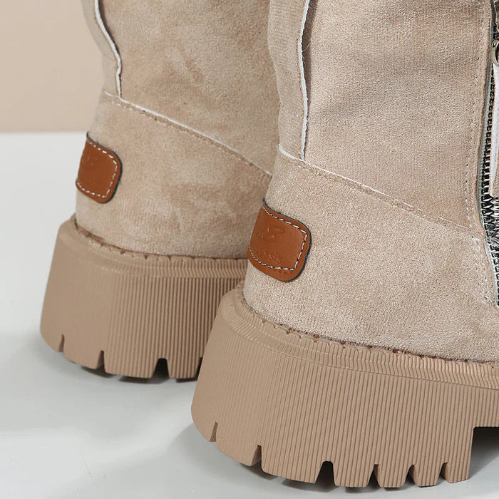 Echoarchiv | Damen Gefütterte Winter-Stiefeletten mit Reißverschluss