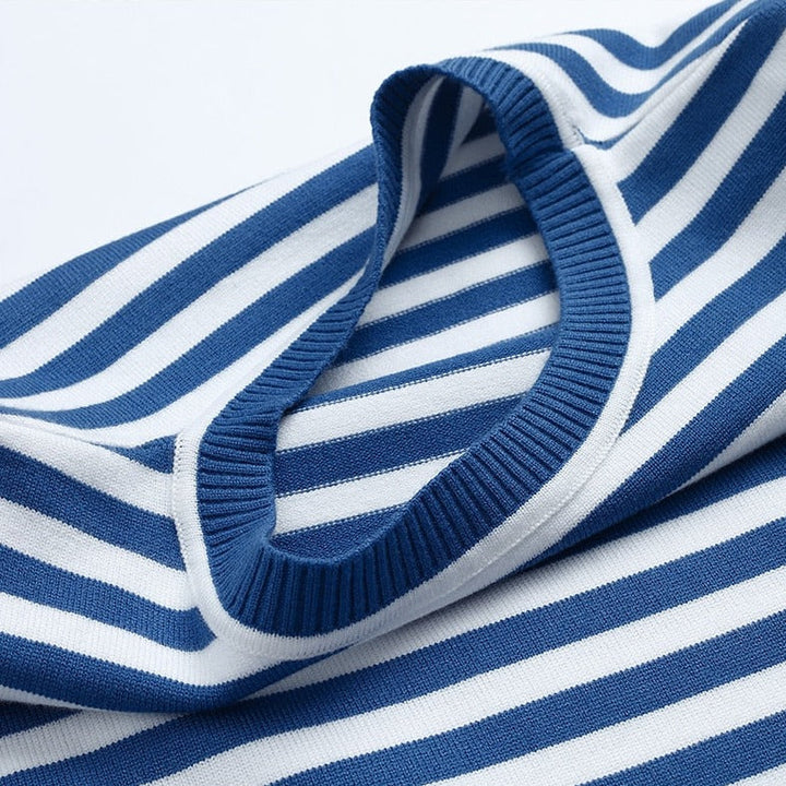 Echoarchiv | Elegantes Gestreiftes T-Shirt Leichter Stoff