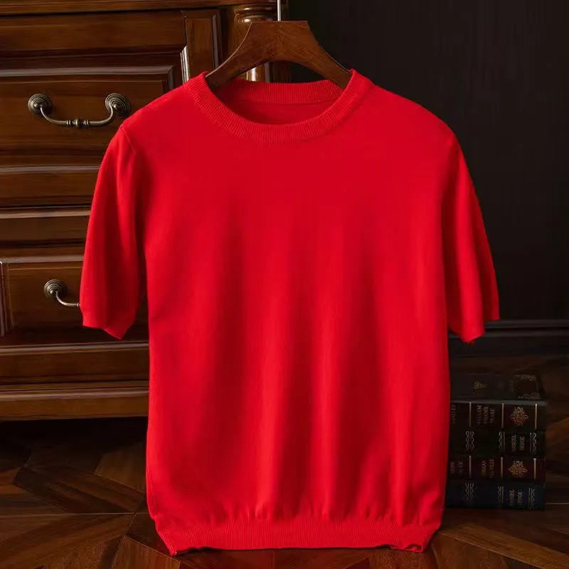 Echoarchiv | Kaschmir Kurzarm T-Shirt