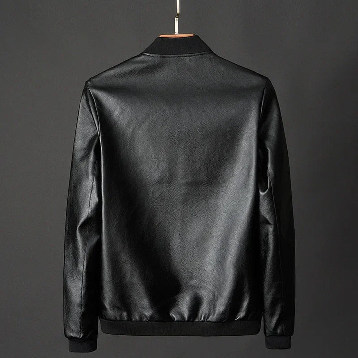 Echoarchiv Bomberjacke in Lederoptik mit Reißverschluss