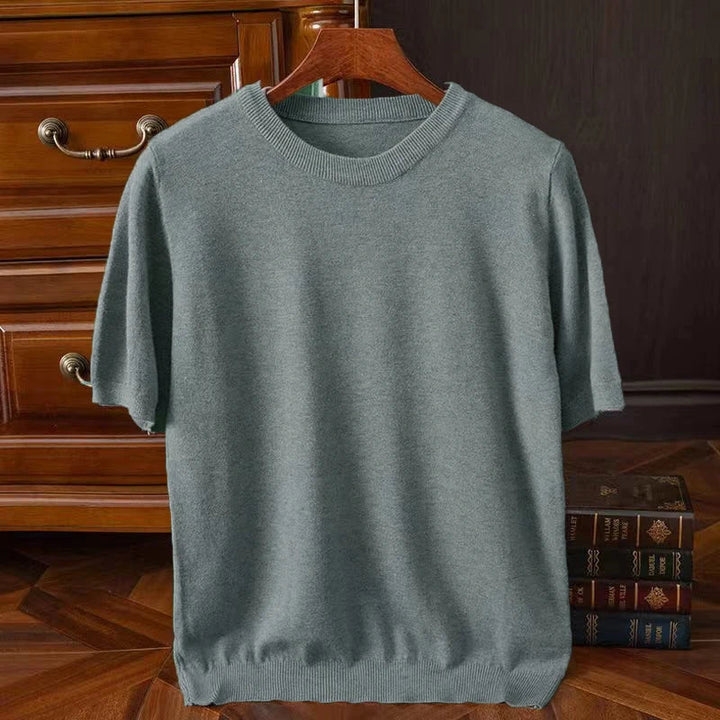 Echoarchiv | Kaschmir Kurzarm T-Shirt