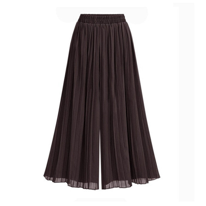Echoarchiv - Damenhose mit weitem Bein und Mesh-Detail