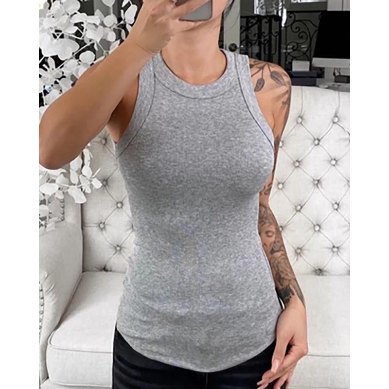 Echoarchiv | Klassisches Körpergefühl Damen Ripp-Tanktop