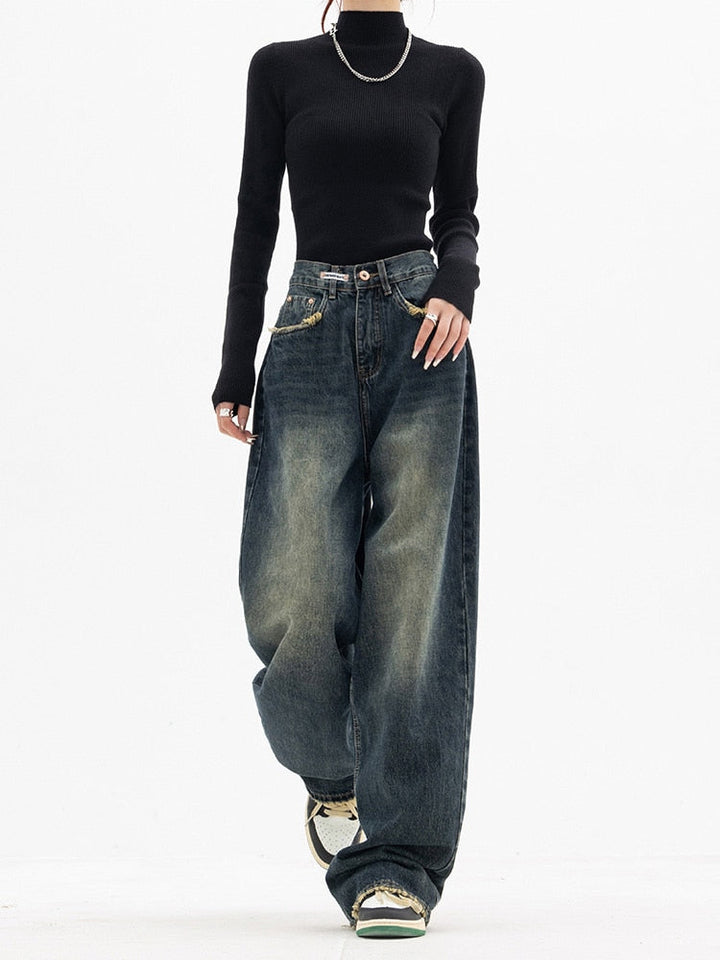 Echoarchiv - Damen Vintage Baggy JEchoarchivns