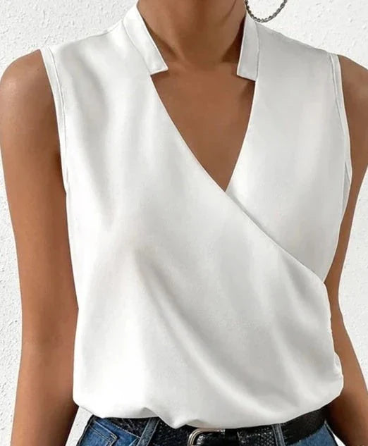 Echoarchiv | Elegantes Ärmelloses Einfarbiges Top