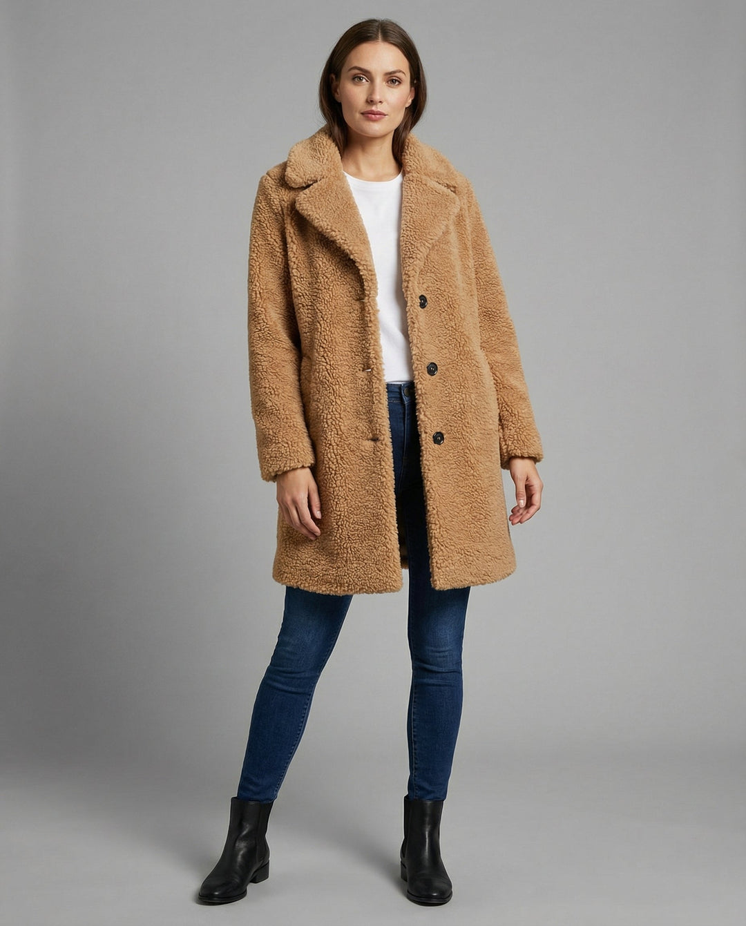 Kuschelige Teddy Jacke Damen | Heidi-Mode